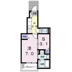 谷在家駅 徒歩9分 1階の物件間取画像